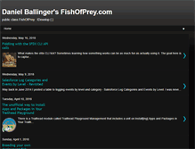 Tablet Screenshot of fishofprey.com